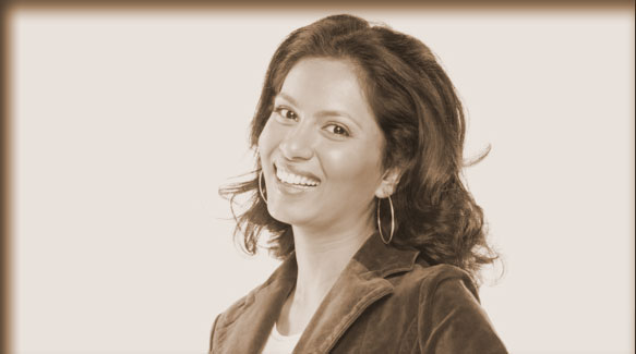 woman smiling